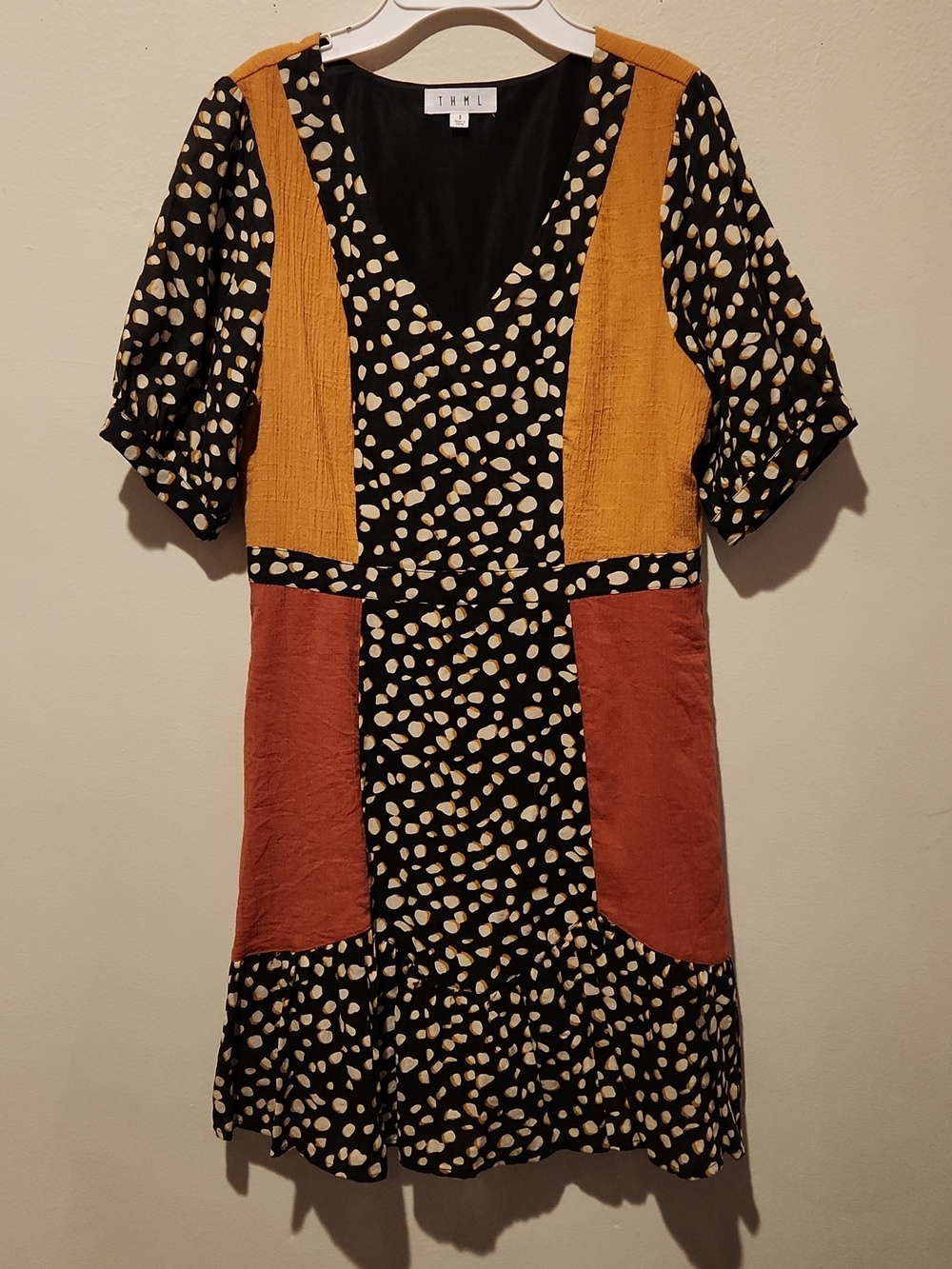 ❤️ THML BOHO PATCHWORK DRESS, SMALL - Picture 10 of 10